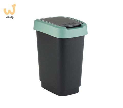 Rotho kosz na śmieci obrotowy TWIST zielony 50L Rotho kosz na śmieci obrotowy TWIST zielony 50L