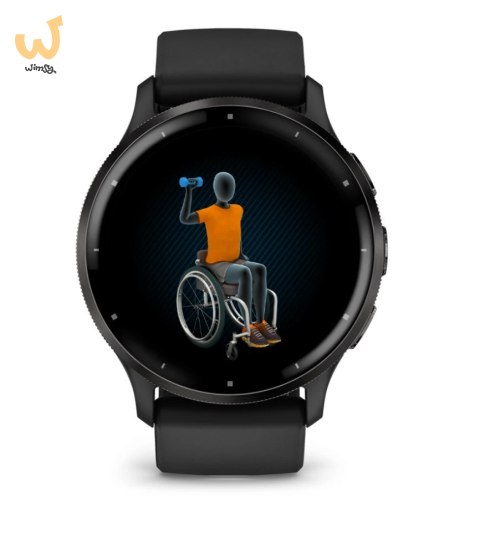 Zegarek Garmin Venu 3 45mm Czarny Zegarek Garmin Venu 3 45mm Czarny