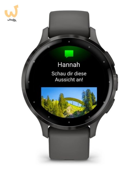 Zegarek Garmin Venu 3S Pebble Grey Zegarek Garmin Venu 3S Pebble Grey