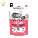 Wiejska Zagroda Karma mokra dla kota Fileciki Kurczak z jagnięciną (dorosły) 85g (12 szt/op)