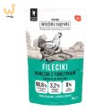 Wiejska Zagroda Karma mokra dla kota Fileciki Kurczak z tuńczykiem (dorosły) 85g (12 szt/op)