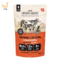 Wiejska Zagroda Karma mokra dla kota Wołowina z cielęciną i kocimiętką (dorosły) 100g (12 szt/op)