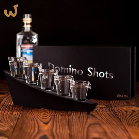 Domino Shots Deluxe podświetlane kieliszki zestaw Domino Shots Deluxe podświetlane kieliszki zestaw