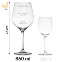 Etui na wino z kieliszkami dla Mamy - prezent dla mamy - na dzień matki