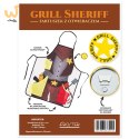 Grill Sheriff fartuszek męski BBQ otwieracz GRATIS
