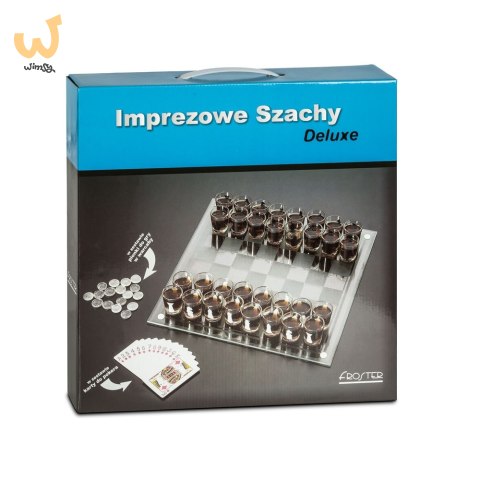 Imprezowe Szachy Deluxe alkoholowe gra na domówkę Imprezowe Szachy Deluxe alkoholowe gra na domówkę