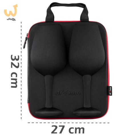 Kieliszki do wina w etui Who cares na całe wino Kieliszki do wina w etui Who cares na całe wino