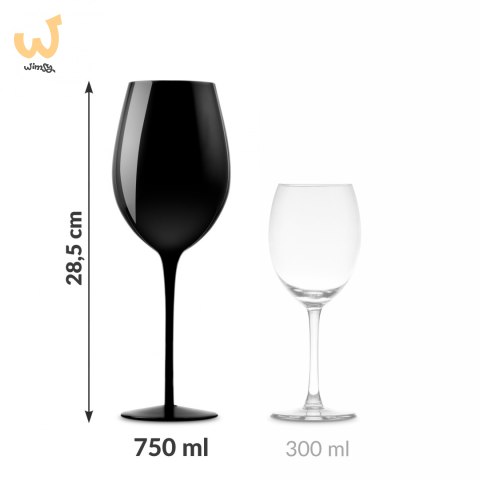 Kieliszki do wina w etui duże na całe wino XXL Kieliszki do wina w etui duże na całe wino XXL