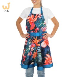 Nitly Paradise Blue - Fartuch Sukienka - prezent Dzień Kobiet Dzień Matki