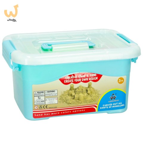 Piasek Kinetyczny 2kg foremki piaskownica zestaw XXL plastyczny kreatywny różowy Piasek Kinetyczny 2kg foremki piaskownica zestaw XXL plastyczny kreatywny różowy