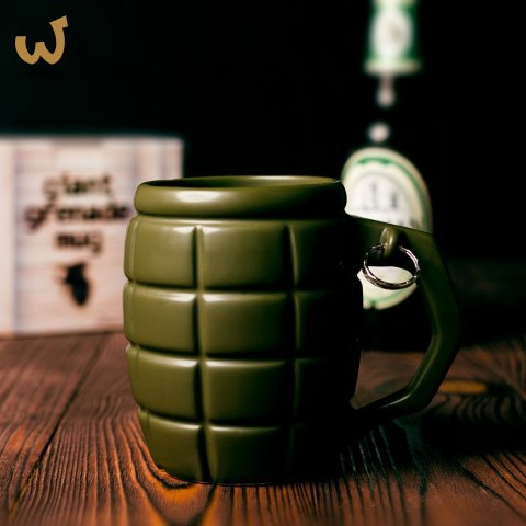 Gigantyczny Kubek Granat Zielony dla chłopaka męża Gigantyczny Kubek Granat Zielony dla chłopaka męża