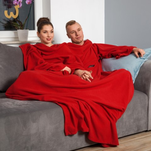 Koc z rękawami dla Dwojga Pary Młodej PREZENT Koc z rękawami dla Dwojga Pary Młodej PREZENT