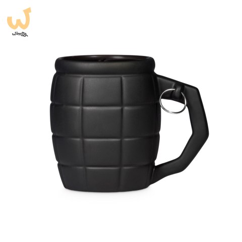Kubek Granat Czarny 450 ml militarny dla faceta Kubek Granat Czarny 450 ml militarny dla faceta
