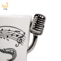 Kubek Mikrofon kubeczek MUZYCZNY PREZENT w pudełku