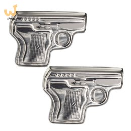 Metalowe kostki do whisky Pistolet chłodzące niego