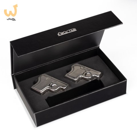 Metalowe kostki do whisky Pistolet chłodzące niego Metalowe kostki do whisky Pistolet chłodzące niego