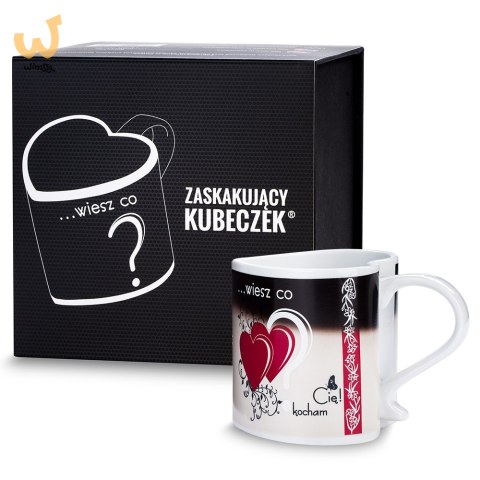 Zaskakujący Kubeczek w pudełku Kocham Cię magiczny Zaskakujący Kubeczek w pudełku Kocham Cię magiczny