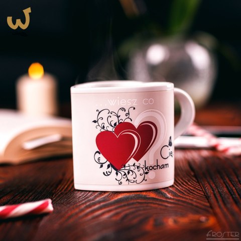 Zaskakujący Kubeczek w pudełku Kocham Cię magiczny Zaskakujący Kubeczek w pudełku Kocham Cię magiczny