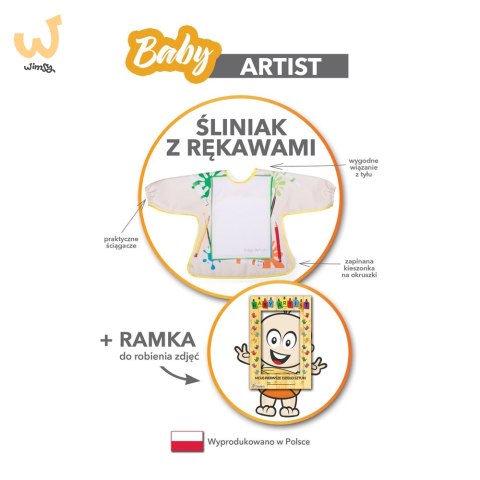 Baby Artist - Śliniak z rękawami Baby Artist - Śliniak z rękawami