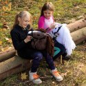 Biały konik hobby horse duży A3 kantar wodze HH