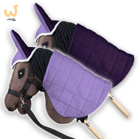 Derka dwustronna i nauszniki Skippi dla Hobby Horse - fioletowy Derka dwustronna i nauszniki Skippi dla Hobby Horse - fioletowy