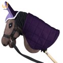 Derka dwustronna i nauszniki Skippi dla Hobby Horse - fioletowy