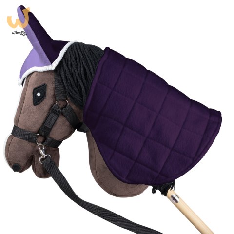 Derka dwustronna i nauszniki Skippi dla Hobby Horse - fioletowy Derka dwustronna i nauszniki Skippi dla Hobby Horse - fioletowy