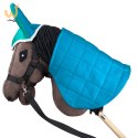 Derka dwustronna i nauszniki Skippi dla Hobby Horse - niebieska i miętowa