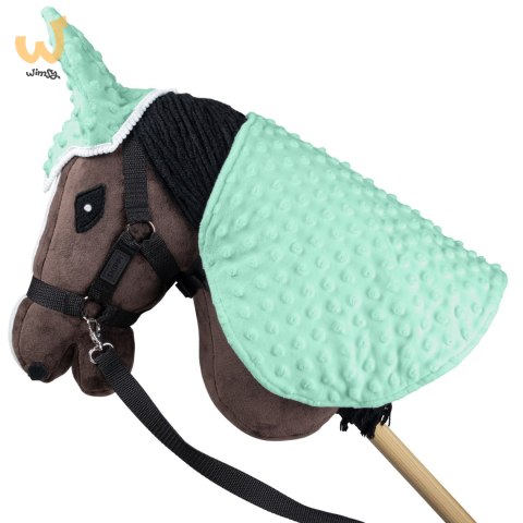Derka i nauszniki Skippi dla Hobby Horse - miętowy - uniwersalny rozmiar Derka i nauszniki Skippi dla Hobby Horse - miętowy - uniwersalny rozmiar