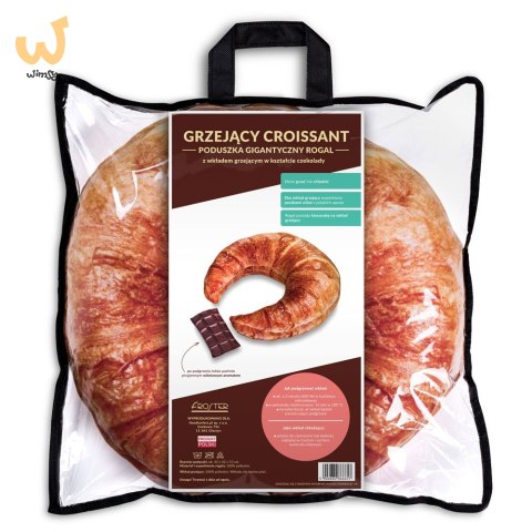Grzejący Croissant poduszka rogal podróżny podróż Grzejący Croissant poduszka rogal podróżny podróż