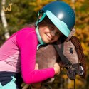 Kasztanowaty konik hobby horse duży A3 kantar HH