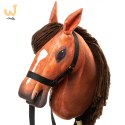 Konik na kiju z kantarem - Hobby Horse Skippi - Bursztyn - jak żywy - A3