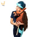Konik na kiju z kantarem - Hobby Horse Skippi - Bursztyn - jak żywy - A3