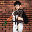 Konik na kiju z kantarem - Hobby Horse Skippi - Gniady - A3 - prezent
