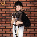 Konik na kiju z kantarem - Hobby Horse Skippi - Gniady - A3 - prezent