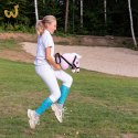 Mały Hobby Horse Skippi - koń na kiju - różowy A5 - lekki i poręczny