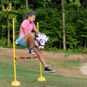 Mały Hobby Horse Skippi - koń na kiju - różowy A5 - lekki i poręczny
