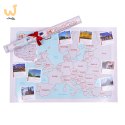 Mapa Zdrapka dla Dwojga prezent na Walentynki ŚLUB