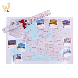 Mapa Zdrapka dla Dwojga prezent na Walentynki ŚLUB