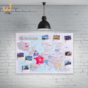 Mapa Zdrapka dla Dwojga prezent na Walentynki ŚLUB