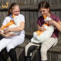 Maskotka Gęś Pluszowa XL 90 cm - eko wkład ogrzewający z pestek wiśni