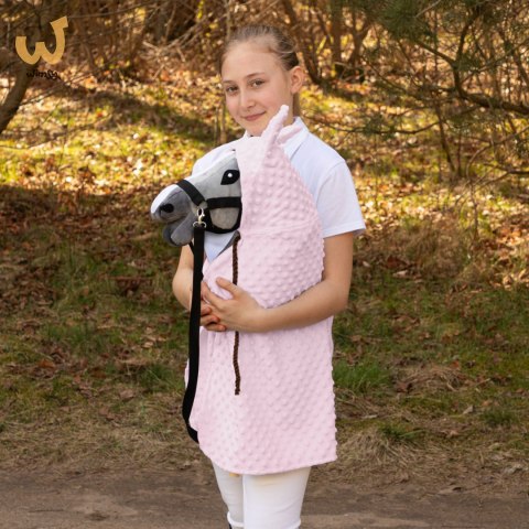 Peleryna Skippi dla Hobby Horse - różowa - długa derka - kropierz Peleryna Skippi dla Hobby Horse - różowa - długa derka - kropierz