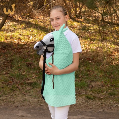 Peleryna Skippi dla Hobby Horse - zielona - uniwersalny rozmiar A3 A4 Peleryna Skippi dla Hobby Horse - zielona - uniwersalny rozmiar A3 A4
