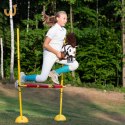 Skippi Hobby Horse A5 w brązowe łaty - koń na kiju - kantar wodze zestawie