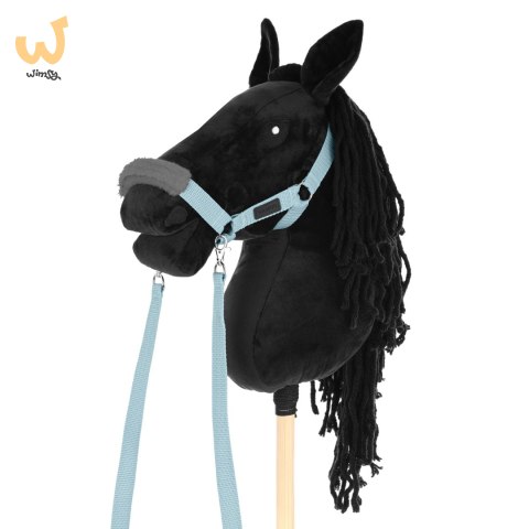 Skippi Kantar dla Hobby Horse - wodze, 2 wymienne futerka - błękitny Skippi Kantar dla Hobby Horse - wodze, 2 wymienne futerka - błękitny