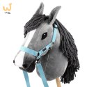 Skippi Kantar dla Hobby Horse - wodze, 2 wymienne futerka - błękitny
