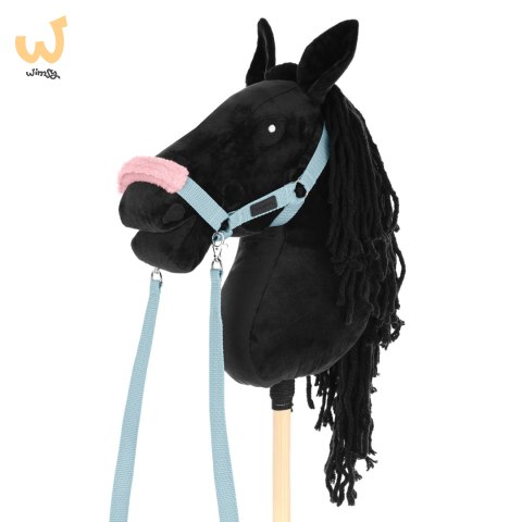 Skippi Kantar dla Hobby Horse - wodze, 2 wymienne futerka - błękitny Skippi Kantar dla Hobby Horse - wodze, 2 wymienne futerka - błękitny