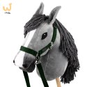 Skippi Kantar dla Hobby Horse - wodze, 2 wymienne futerka - ciemny zielony