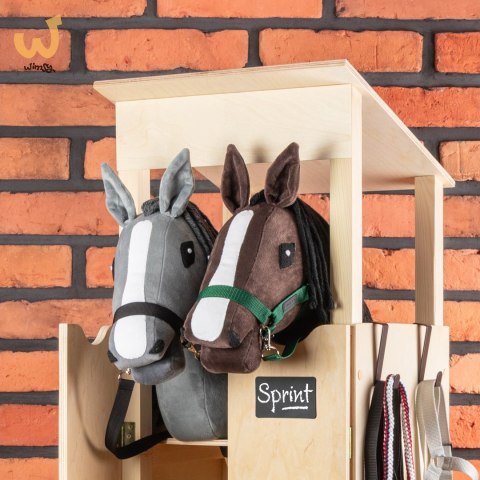 Skippi Kantar dla Hobby Horse - wodze, 2 wymienne futerka - ciemny zielony Skippi Kantar dla Hobby Horse - wodze, 2 wymienne futerka - ciemny zielony