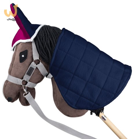 Skippi Kantar dla Hobby Horse - wodze, 2 wymienne futerka - szary Skippi Kantar dla Hobby Horse - wodze, 2 wymienne futerka - szary